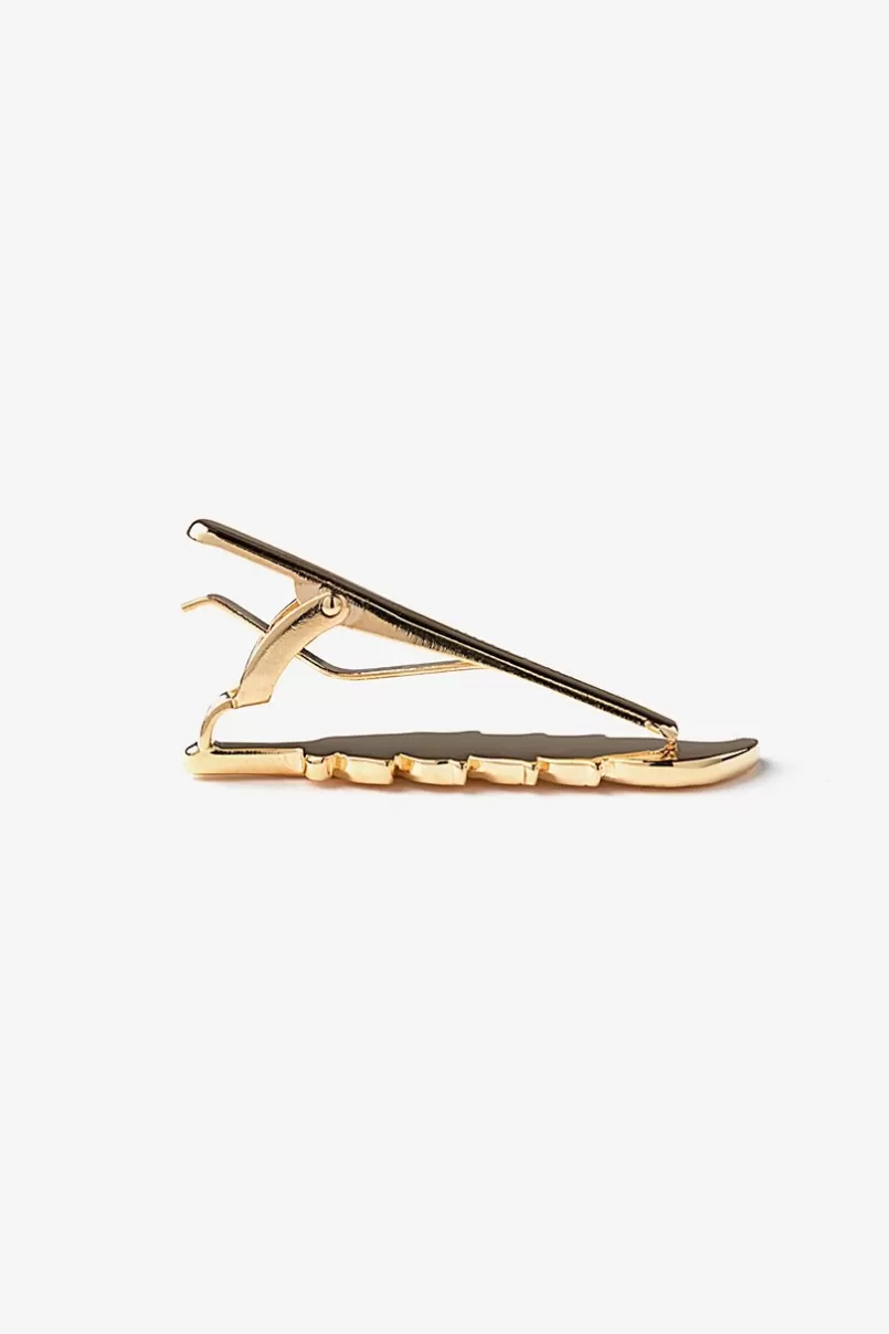 Ties Feather Gold Tie Bar Clearance
