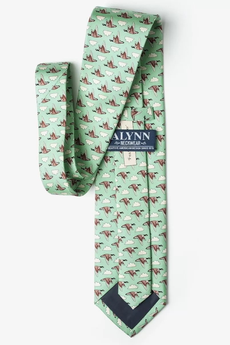 Ties Feather Weather Tie Aqua Flash Sale