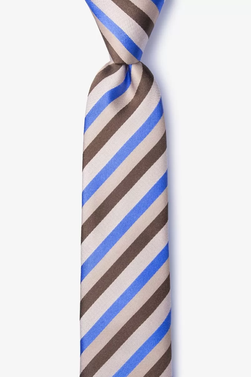 Ties Fergus Skinny Tie Brown Fashion