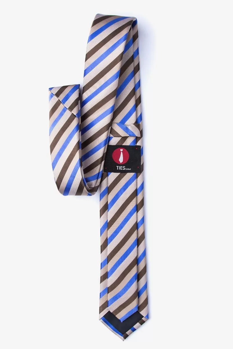 Ties Fergus Skinny Tie Brown Fashion