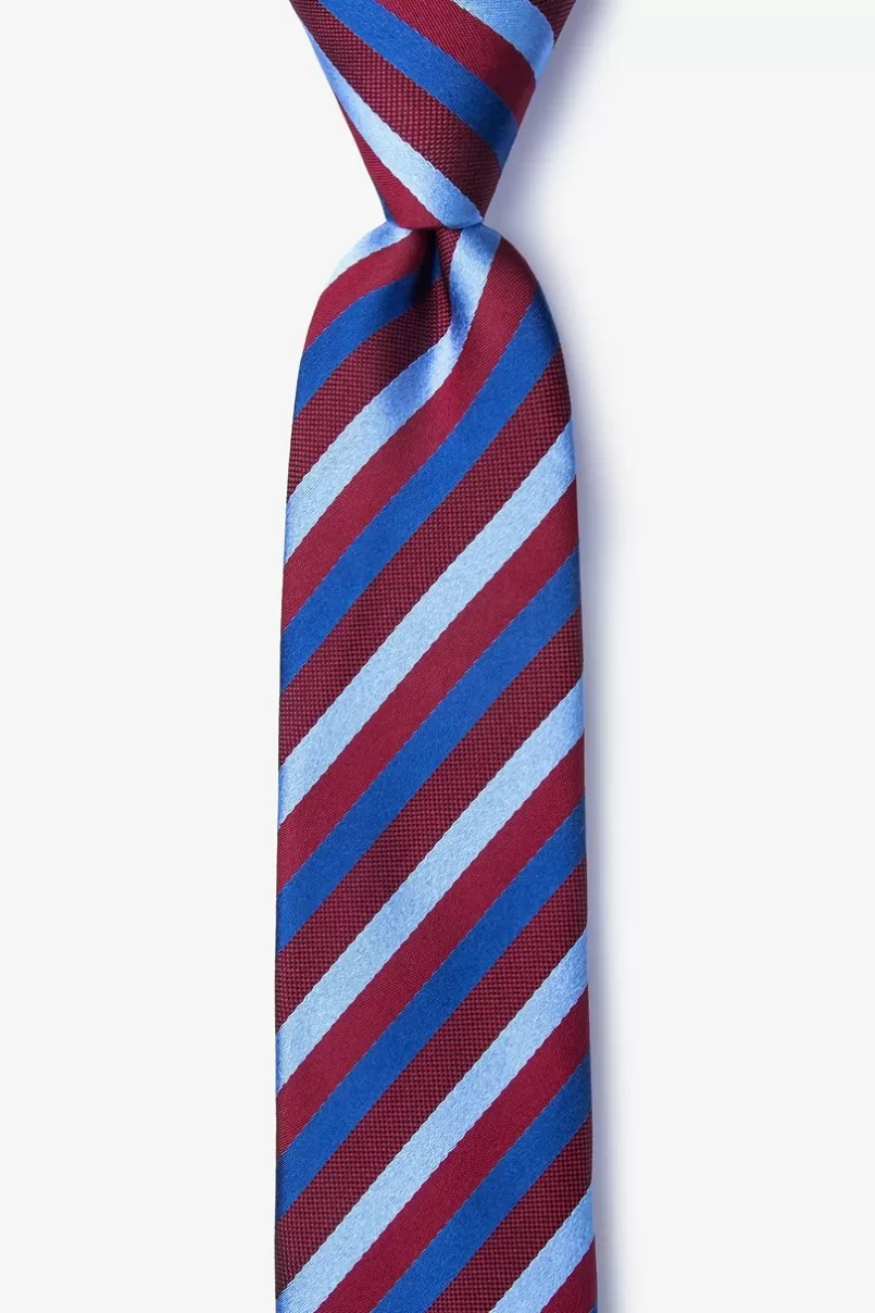 Ties Fergus Skinny Tie Red Clearance