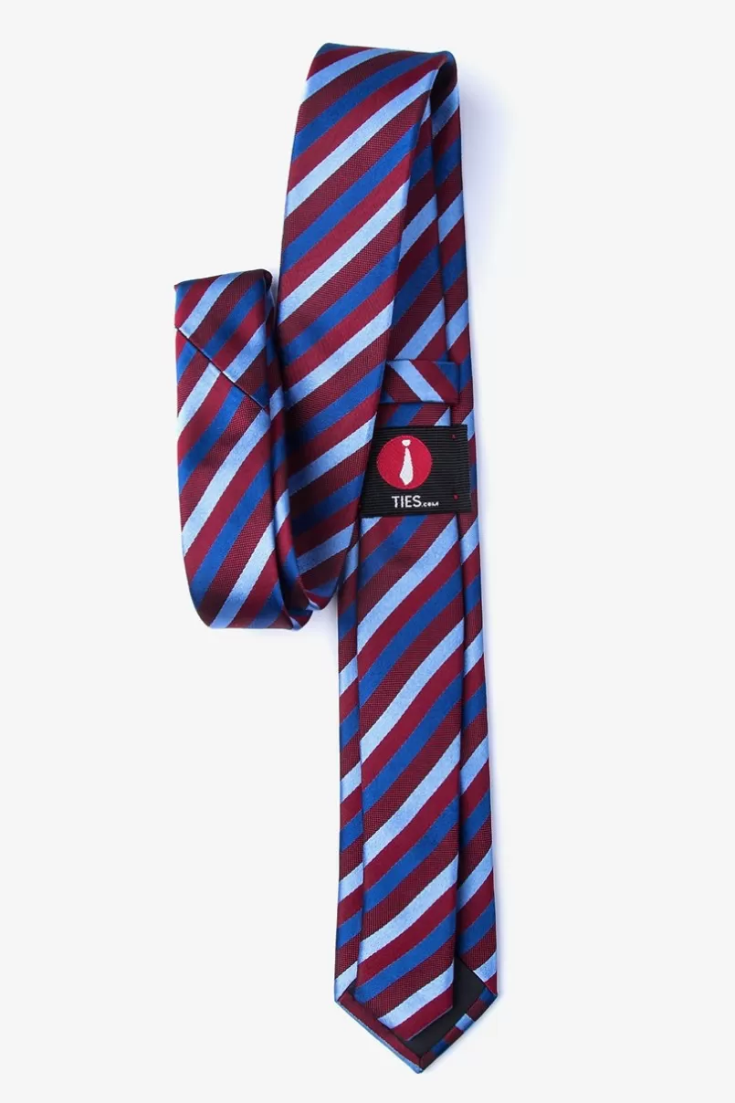 Ties Fergus Skinny Tie Red Clearance