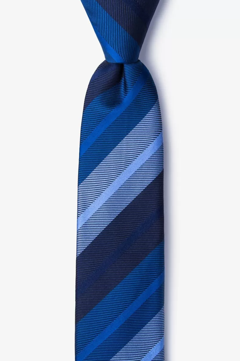 Ties Finn Navy Blue Skinny Tie NavyBlue Flash Sale