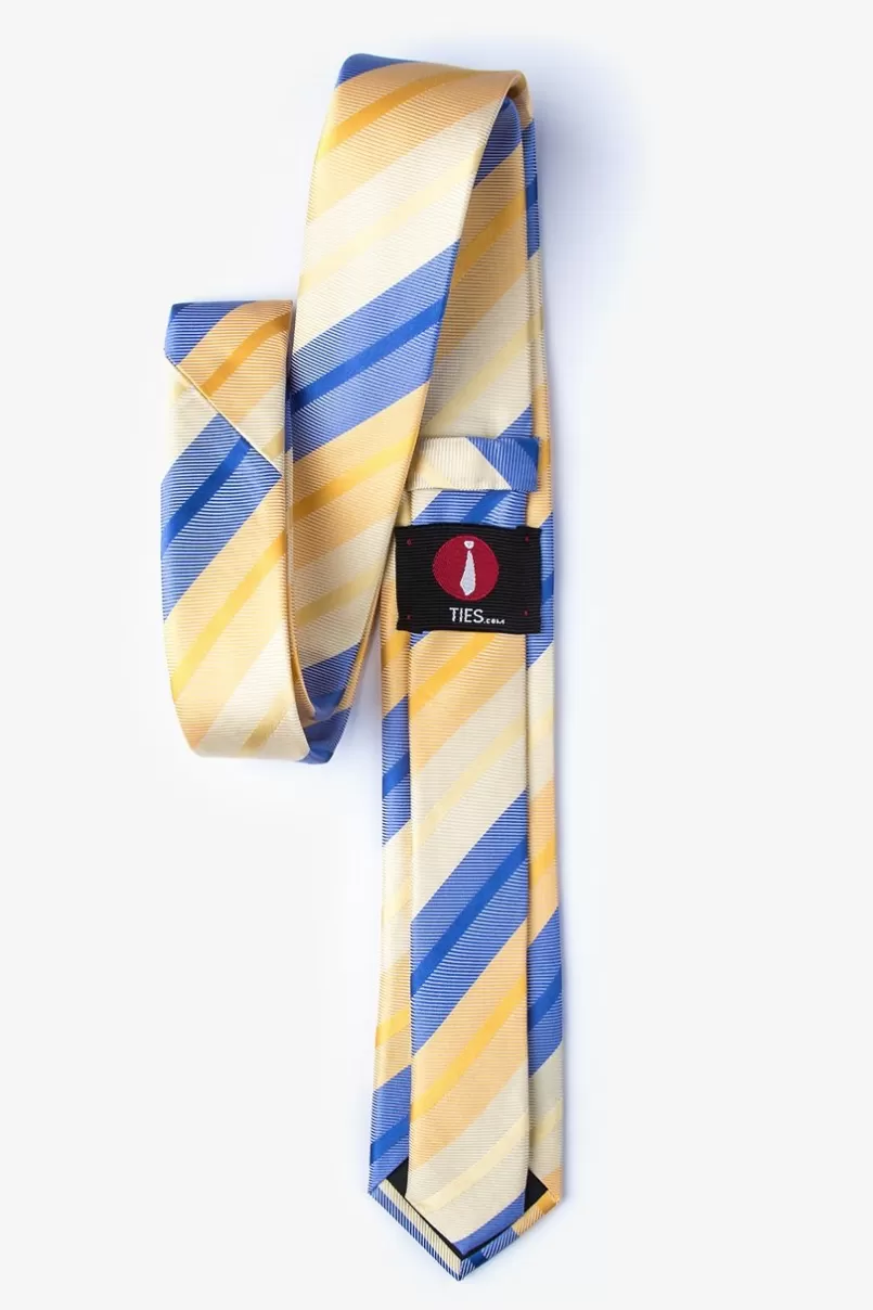 Ties Finn Skinny Tie Yellow Online