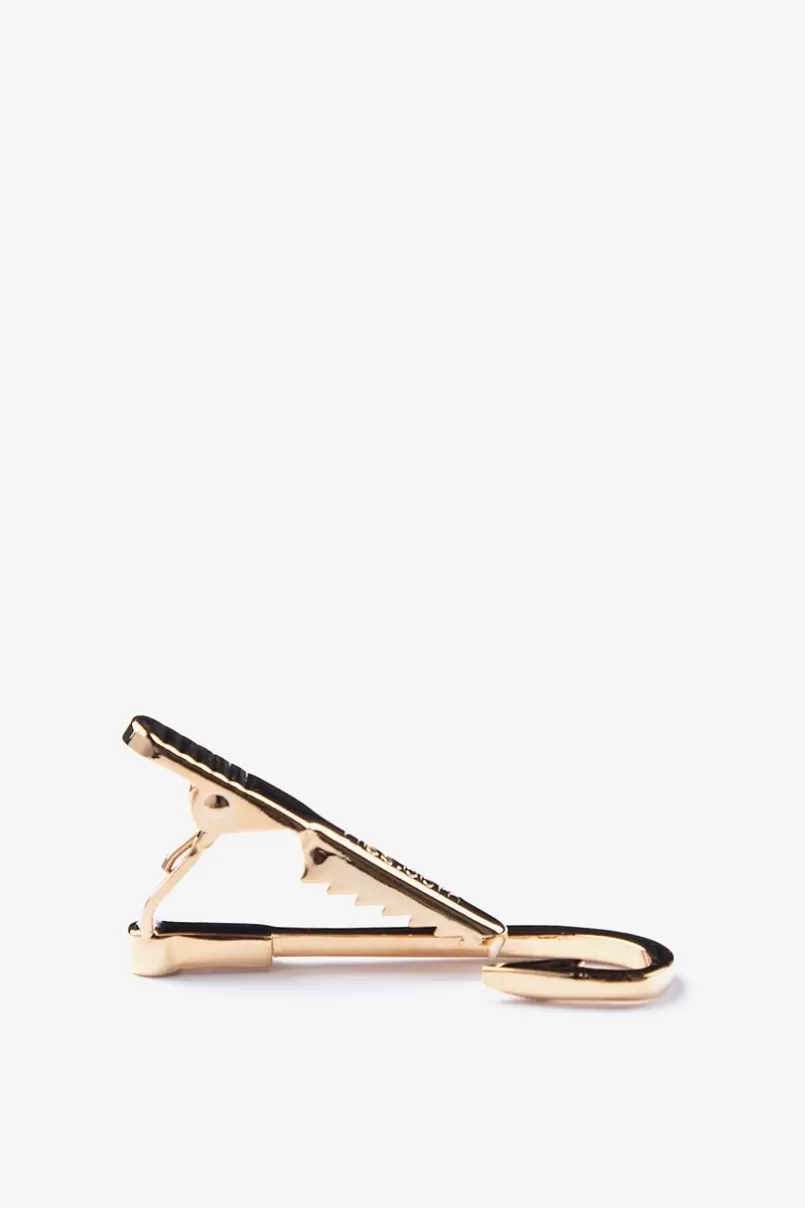 Ties Fish Hook Tie Bar Gold Cheap