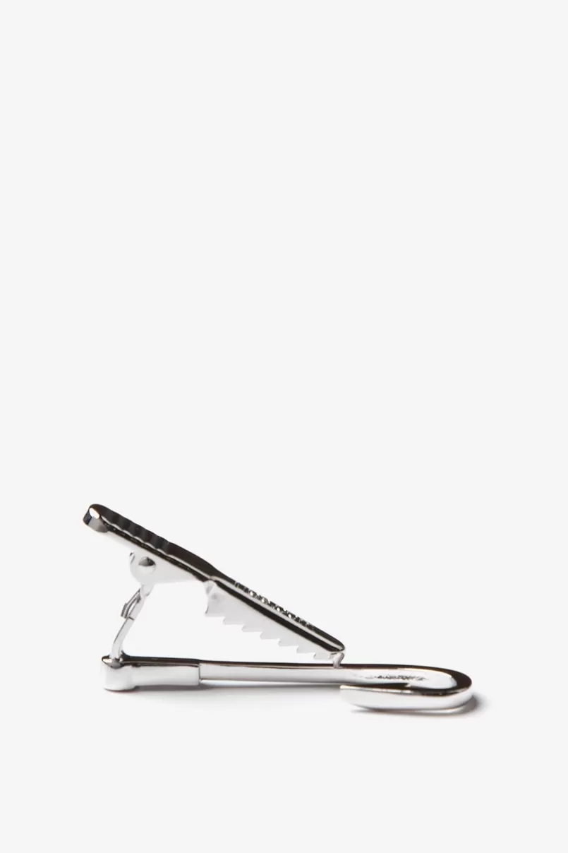 Ties Fish Hook Tie Bar Silver Shop