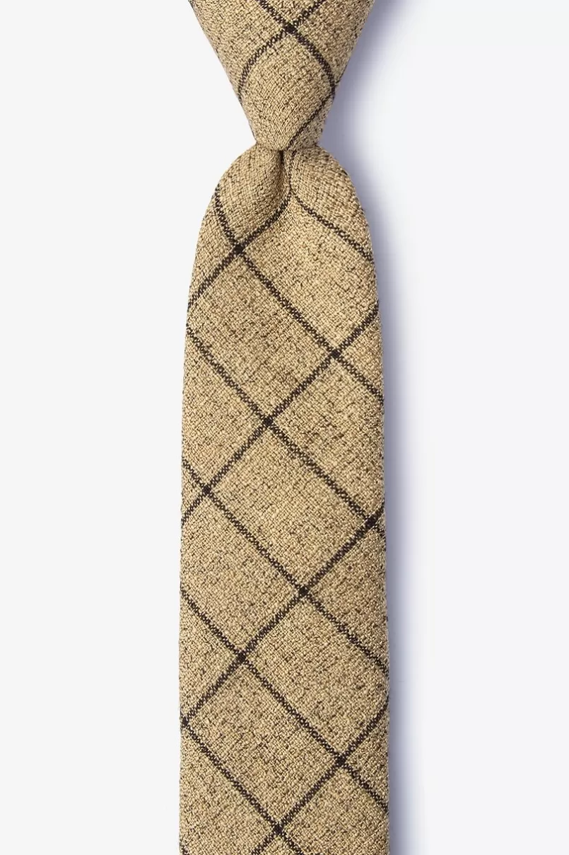 Ties Fletcher Skinny Tie Brown Online