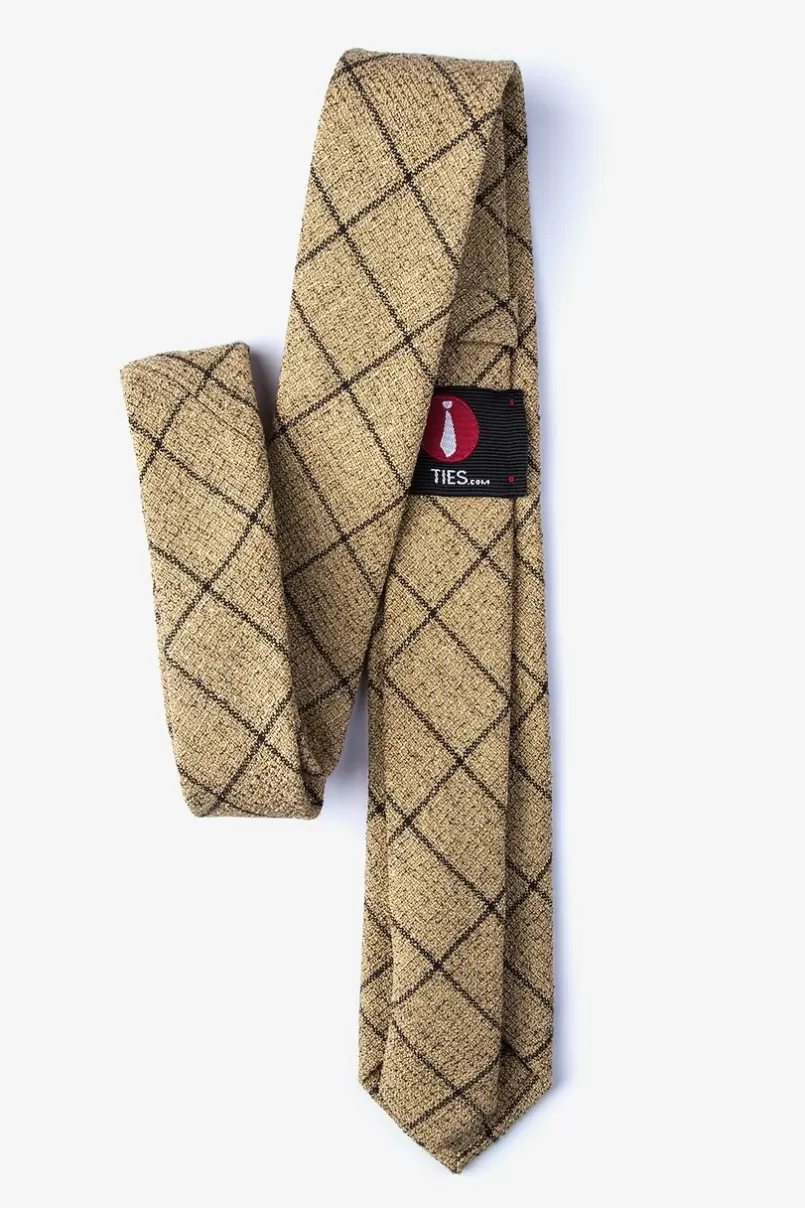 Ties Fletcher Skinny Tie Brown Online
