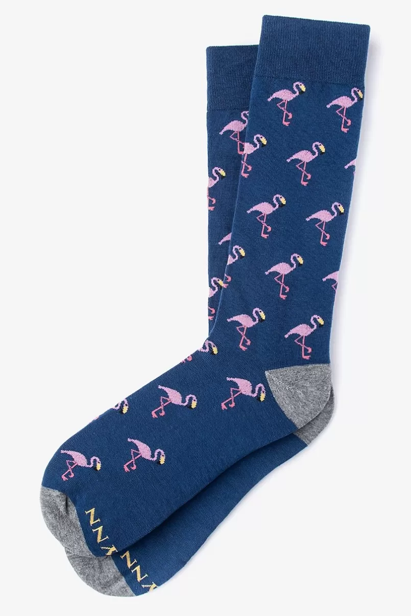 Ties Flocking Fabulous Sock Blue Flash Sale