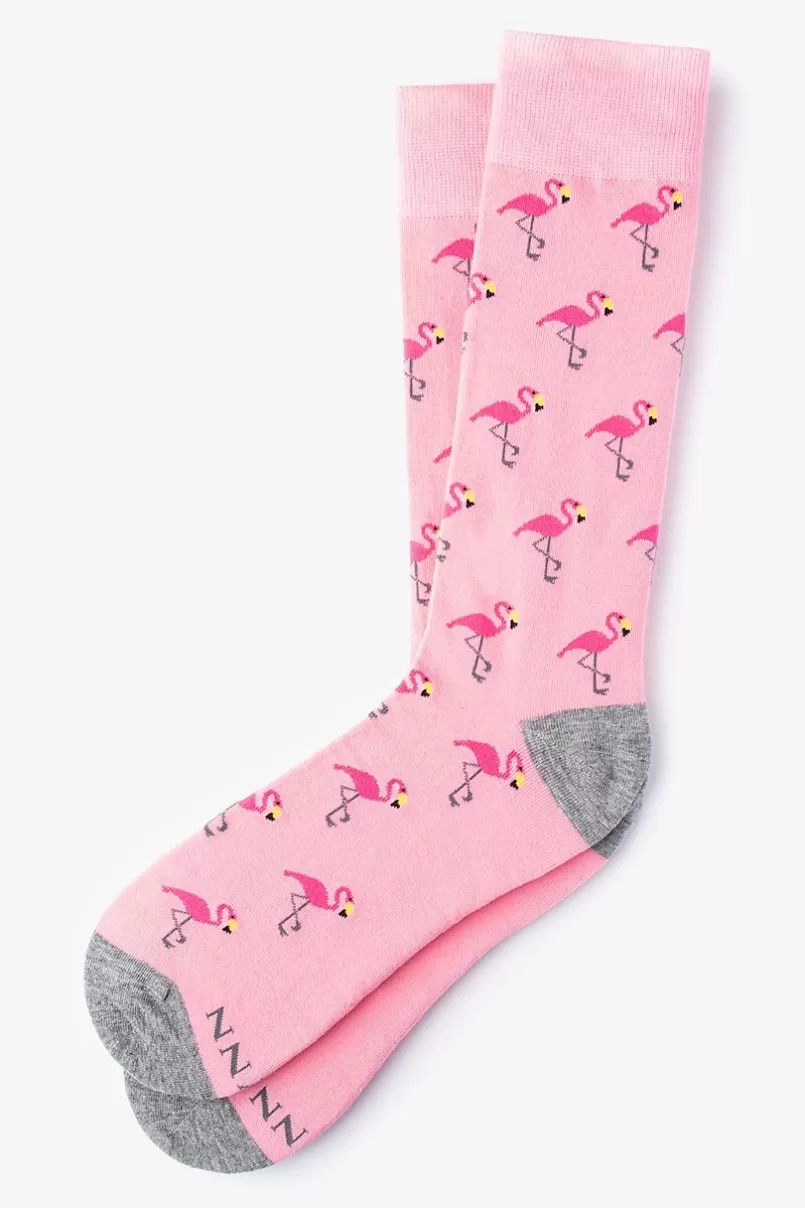 Ties Flocking Fabulous Sock Pink Clearance