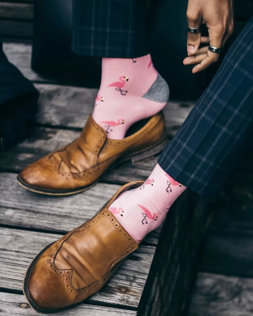 Ties Flocking Fabulous Sock Pink Clearance