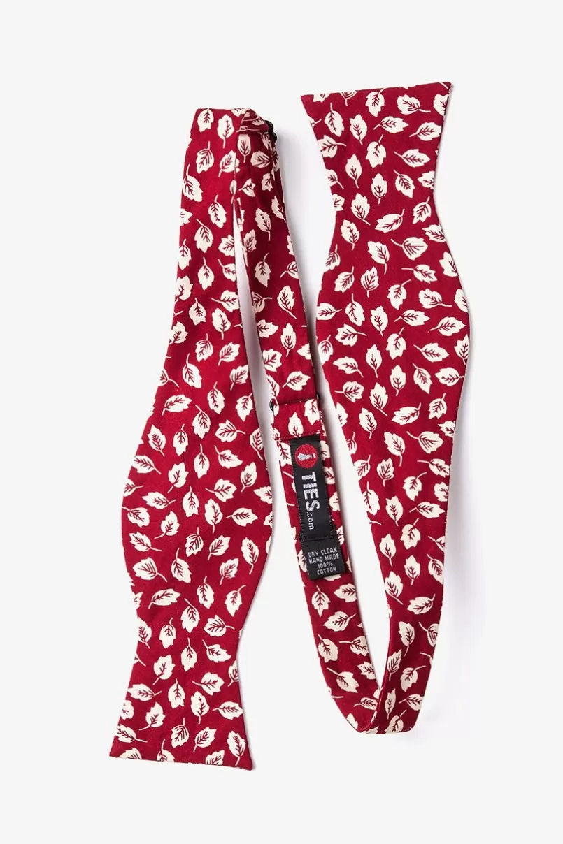 Ties Florence Red Self-Tie Bow Tie Hot