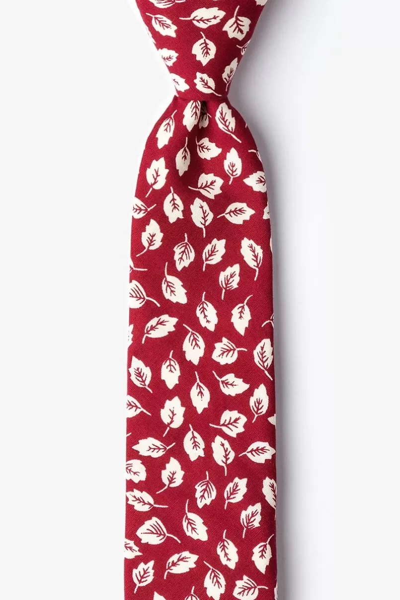 Ties Florence Skinny Tie Red Hot