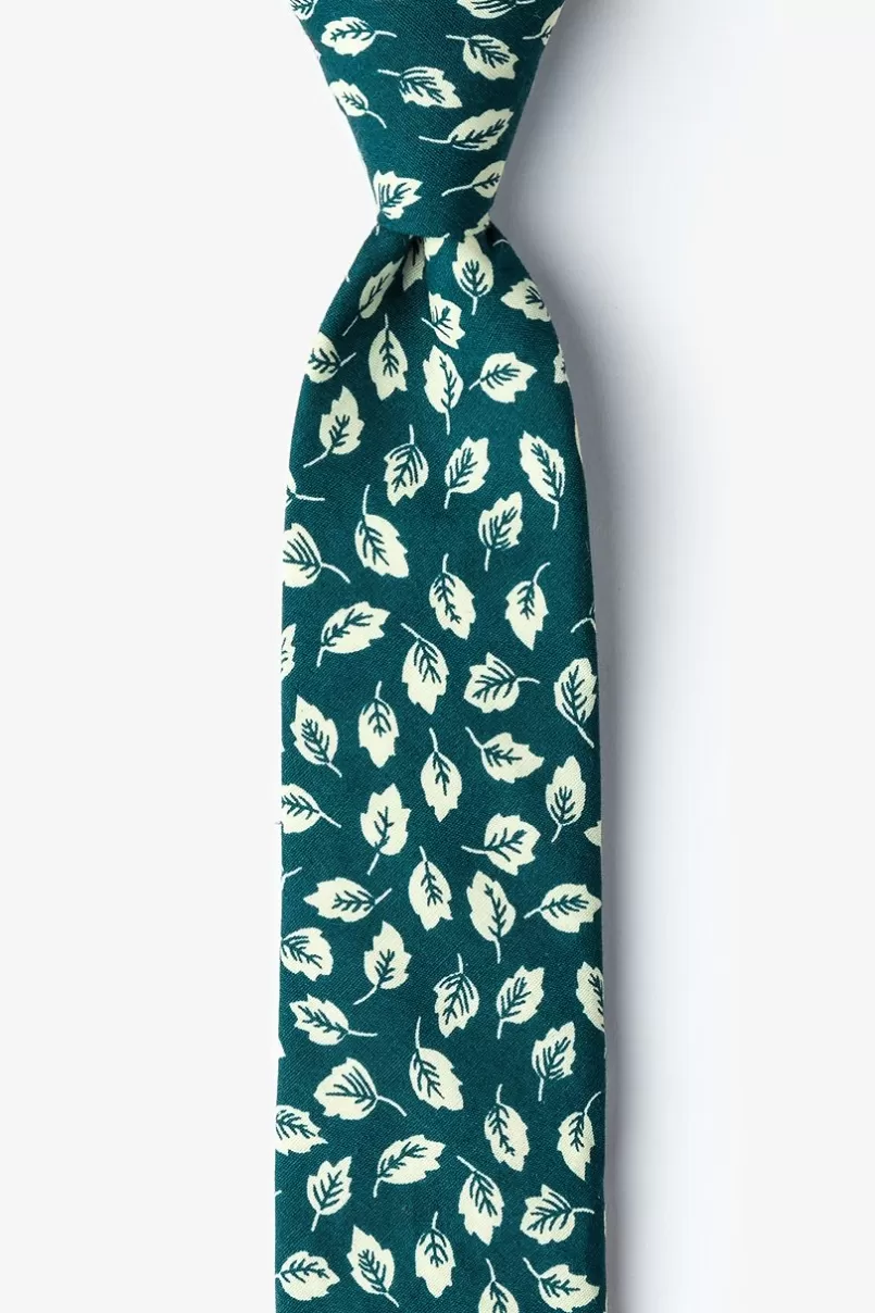 Ties Florence Skinny Tie Teal Online