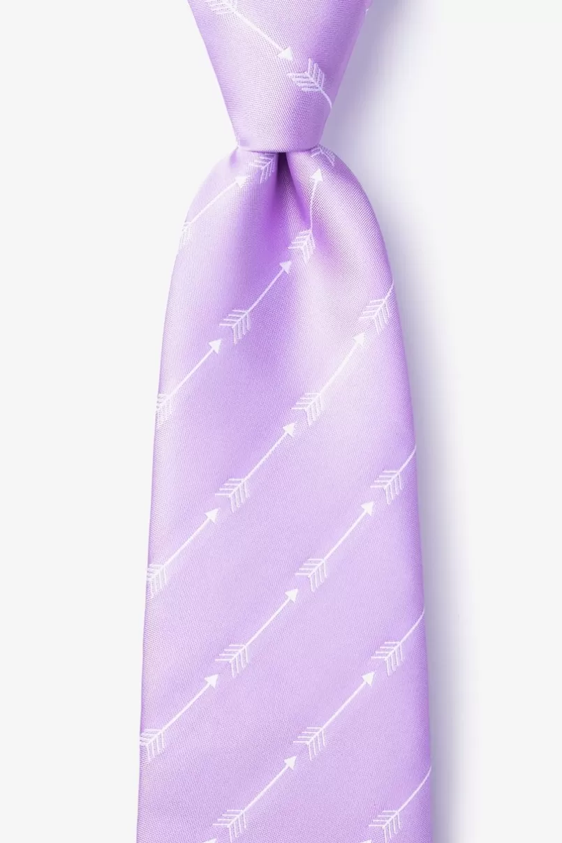 Ties Flying Arrows Extra Long Tie Lavender Best
