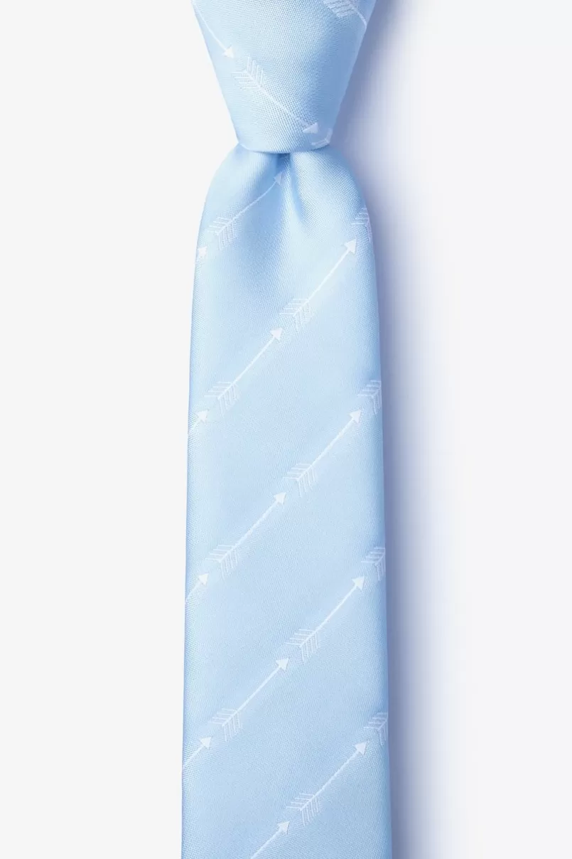 Ties Flying Arrows Light Blue Skinny Tie LightBlue Hot