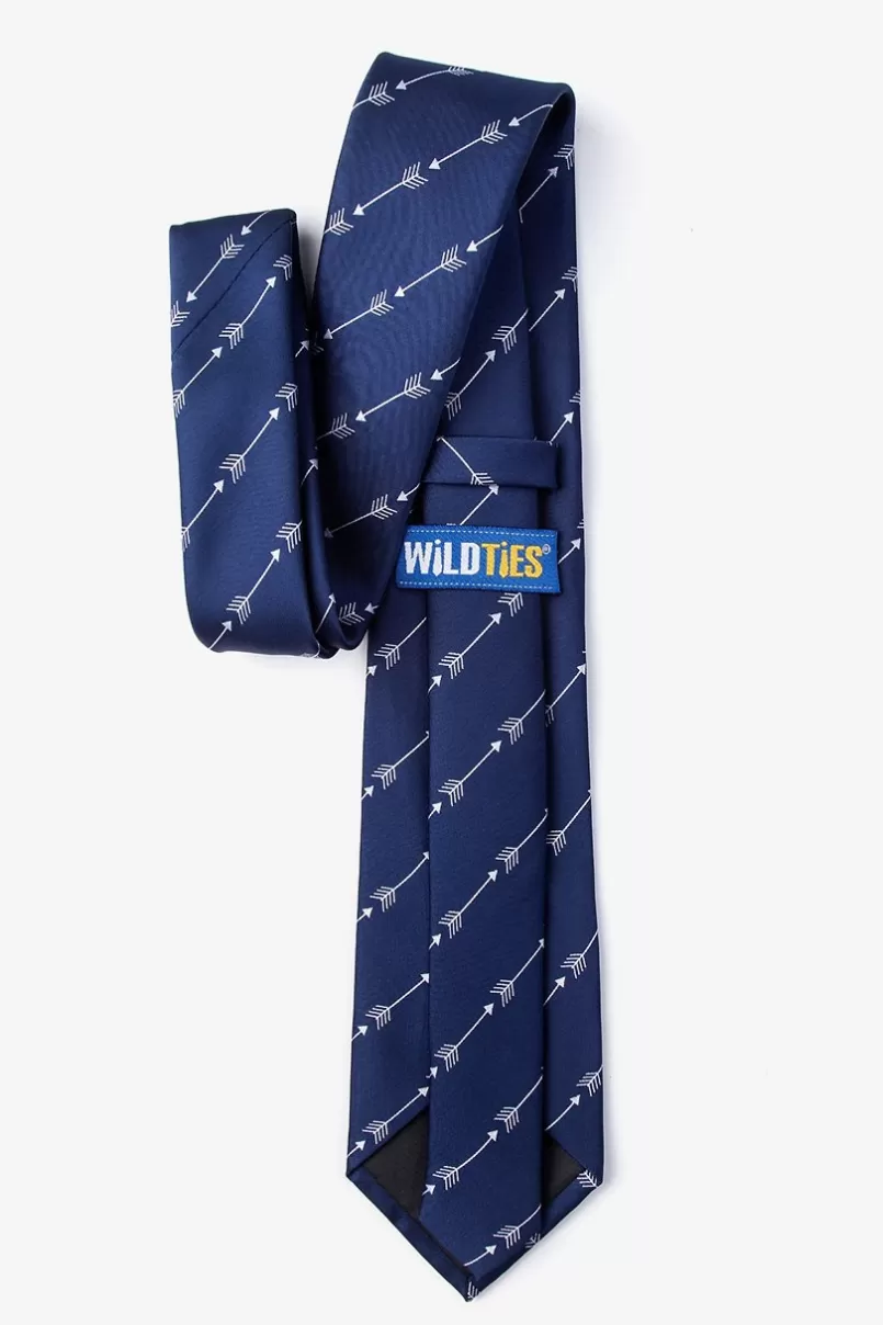 Ties Flying Arrows Navy Blue Tie NavyBlue Cheap
