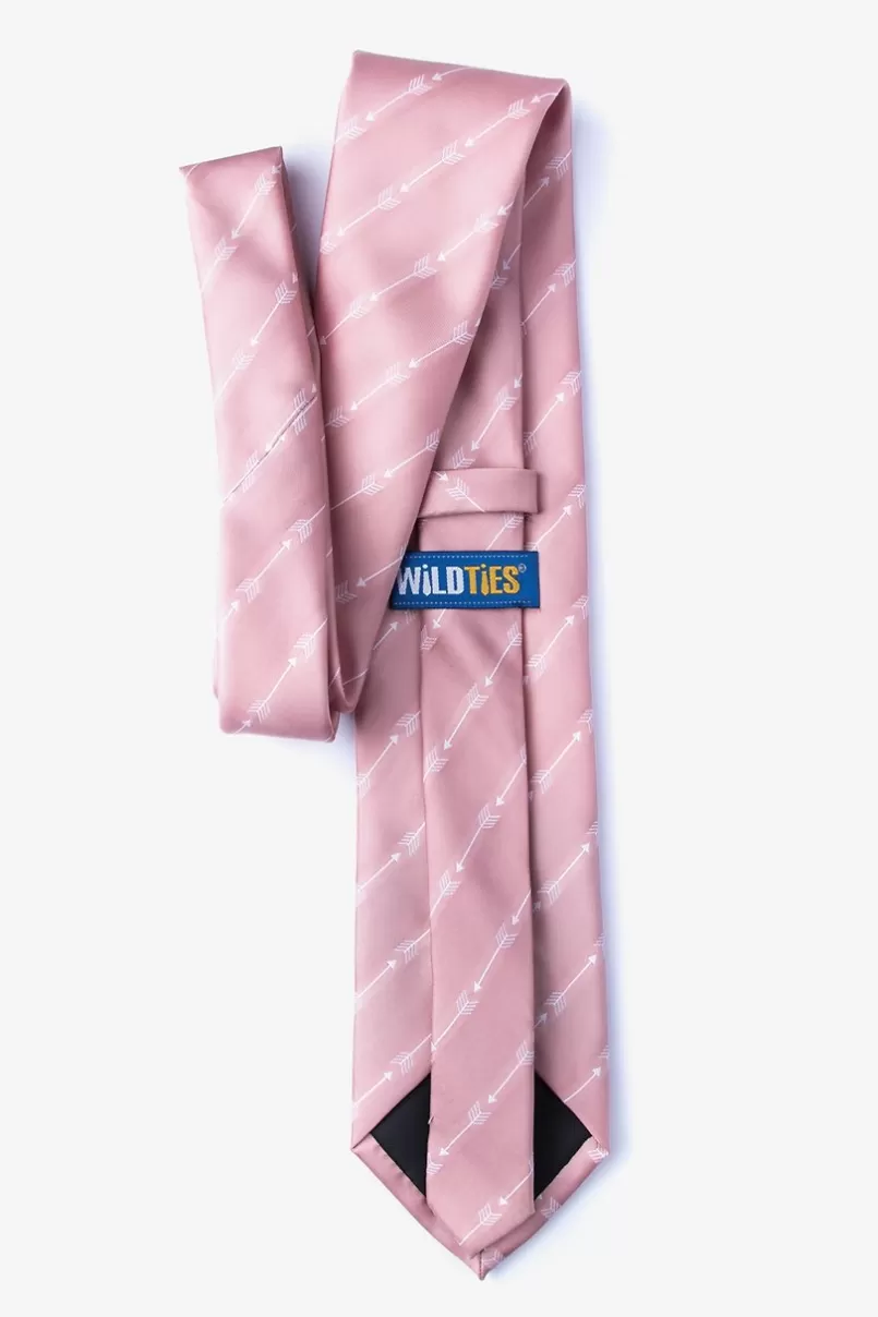 Ties Flying Arrows Extra Long Tie Pink Discount