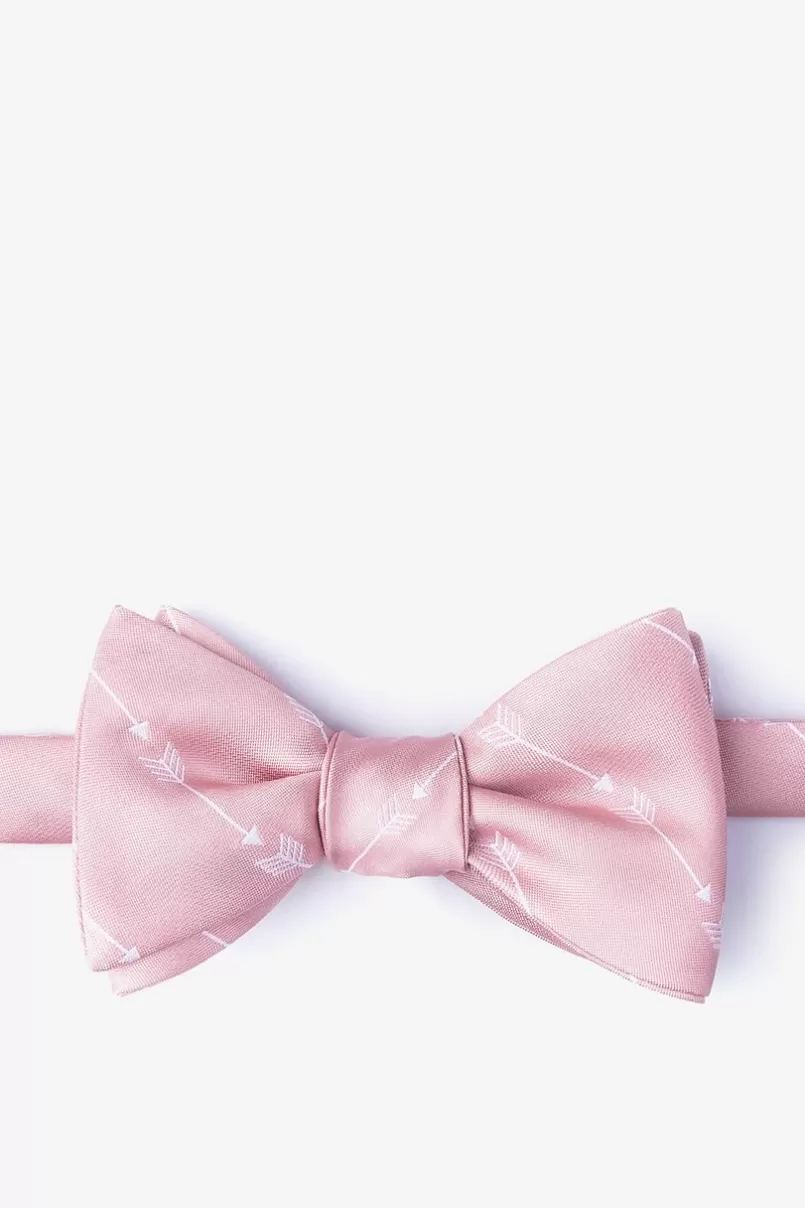 Ties Flying Arrows Self-Tie Bow Tie Pink Clearance
