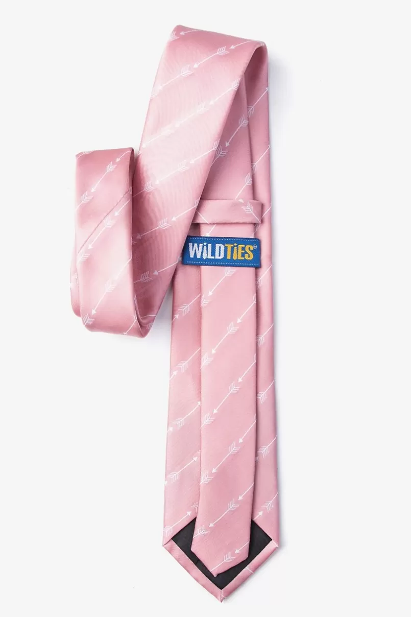 Ties Flying Arrows Tie Pink Fashion