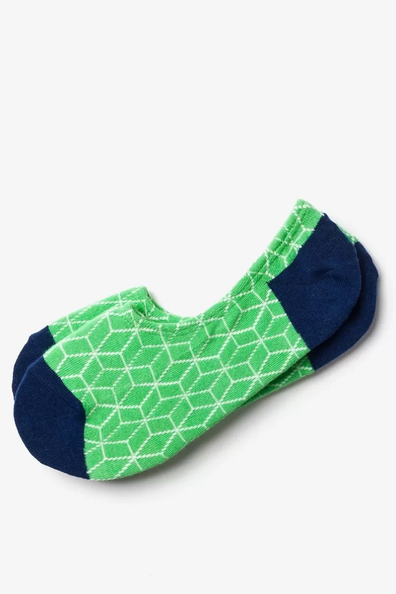 Ties Fontana Green No-Show Sock Best Sale