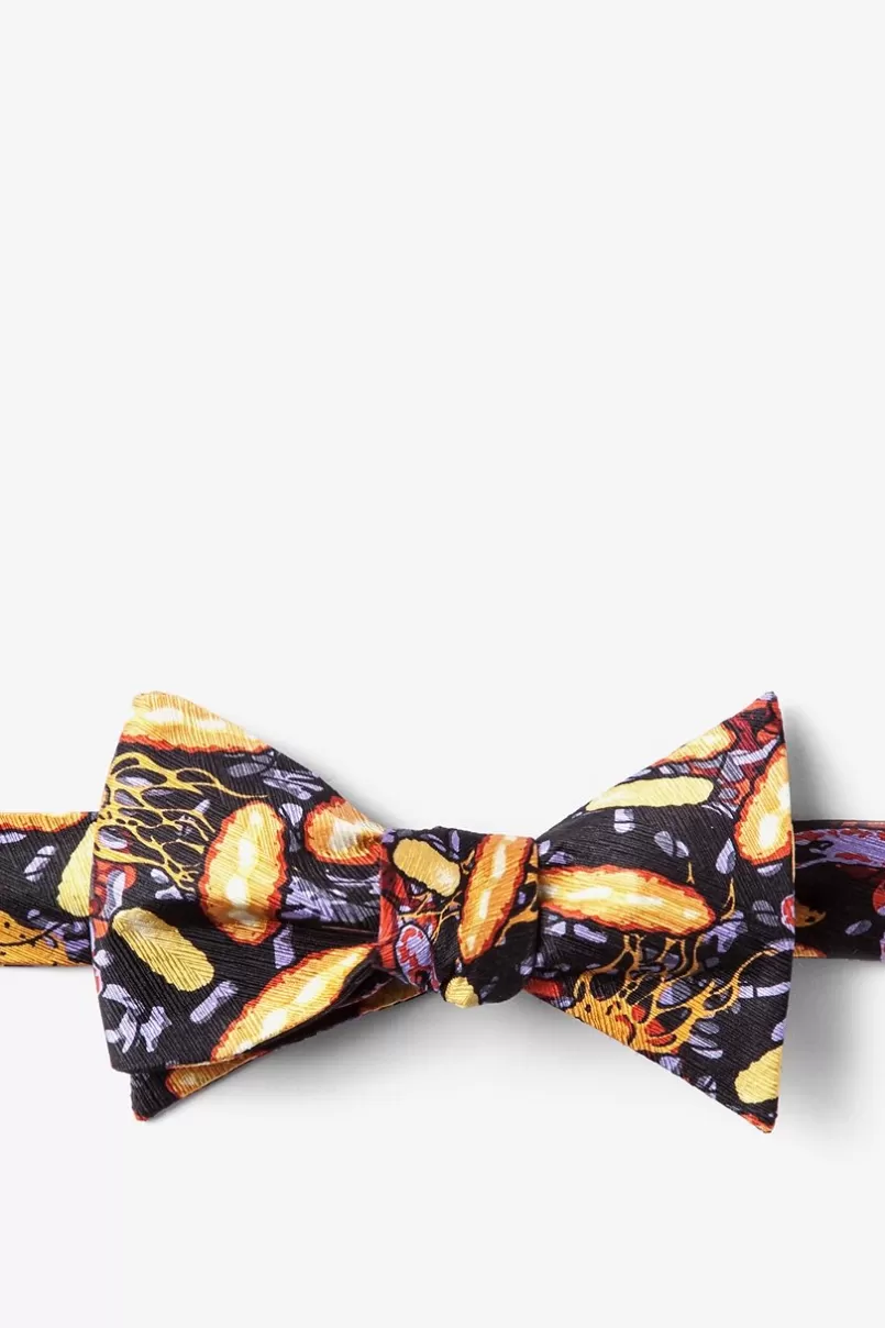 Ties Foodborne Six Black Self-Tie Bow Tie Sale