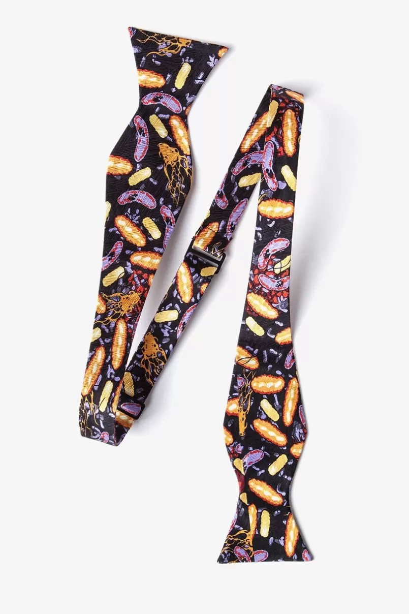 Ties Foodborne Six Black Self-Tie Bow Tie Sale