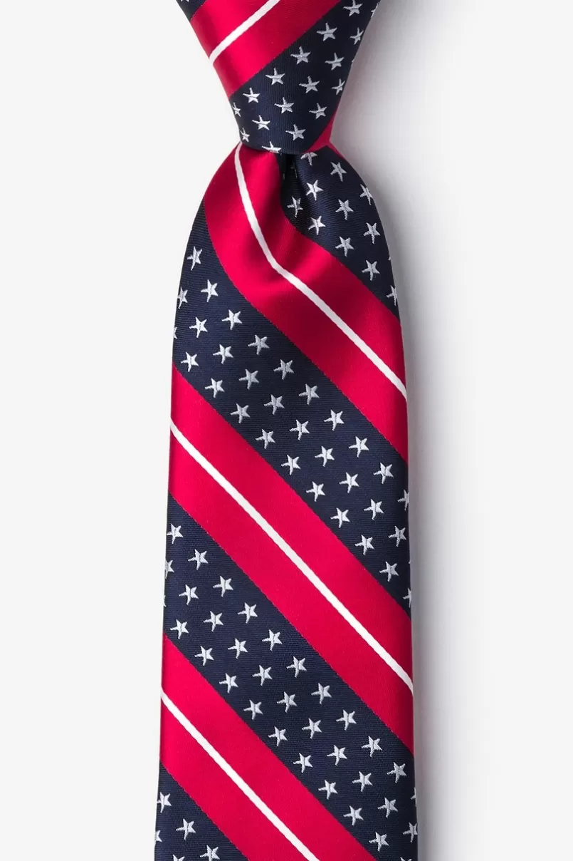 Ties Freedom Stripe Red Tie Best