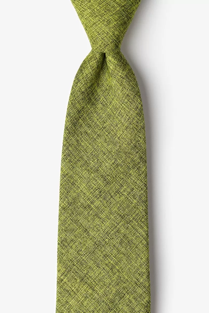 Ties Galveston Lime Green Tie Outlet