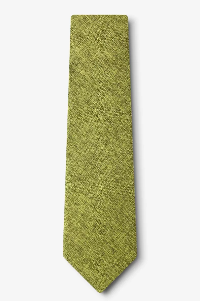 Ties Galveston Lime Green Tie Outlet
