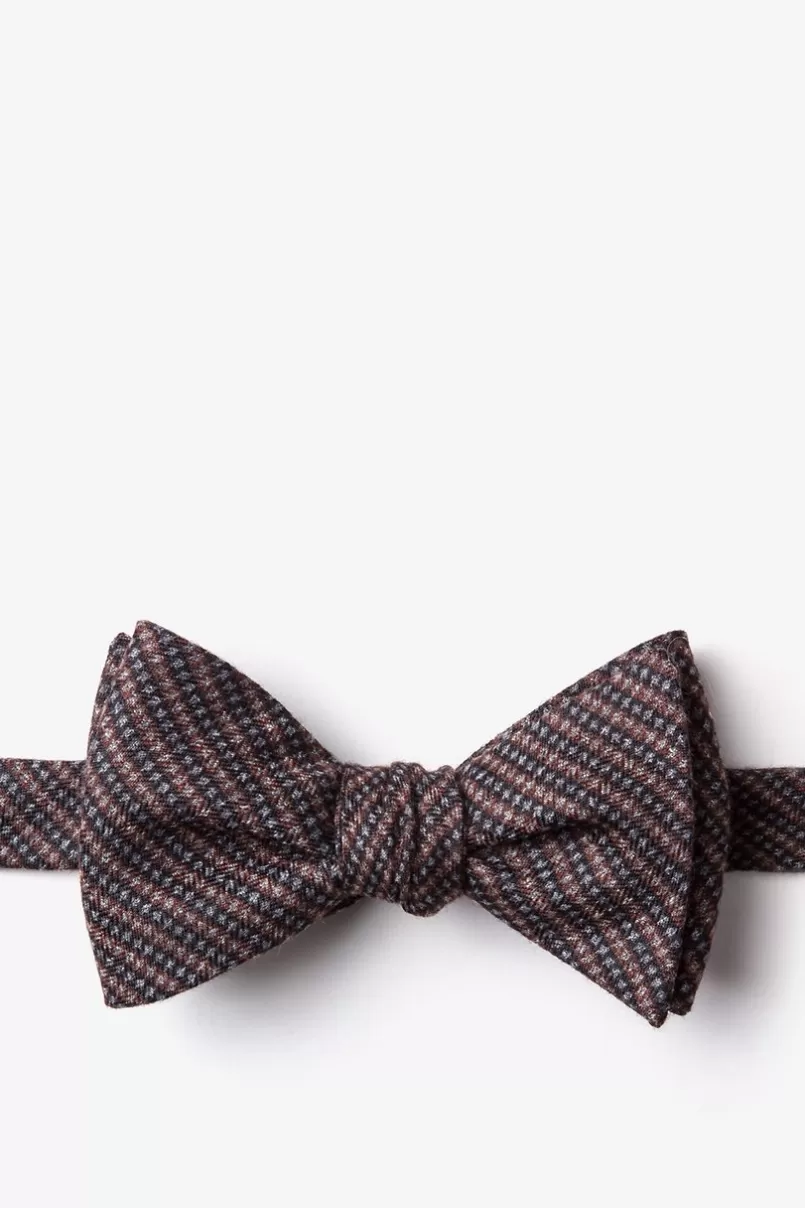 Ties Gilbert Self-Tie Bow Tie Orange Online