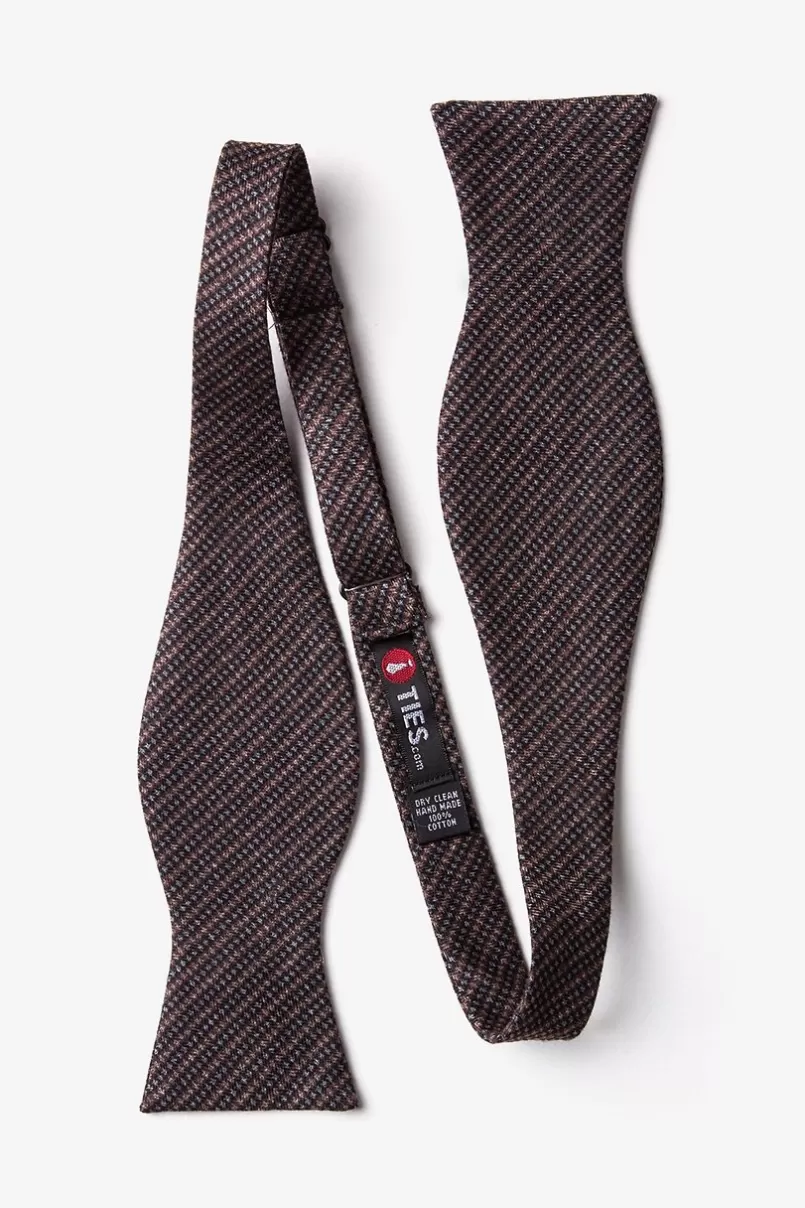 Ties Gilbert Self-Tie Bow Tie Orange Online
