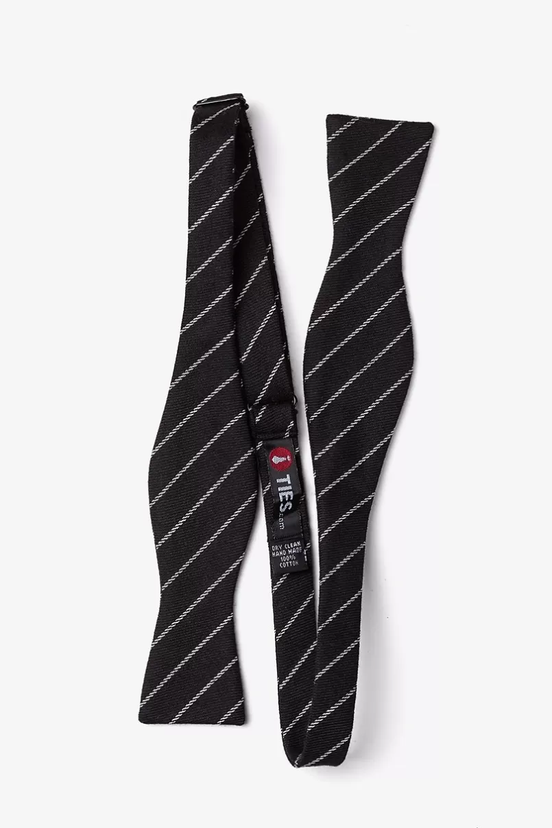 Ties Glenn Heights Skinny Bow Tie Black Cheap