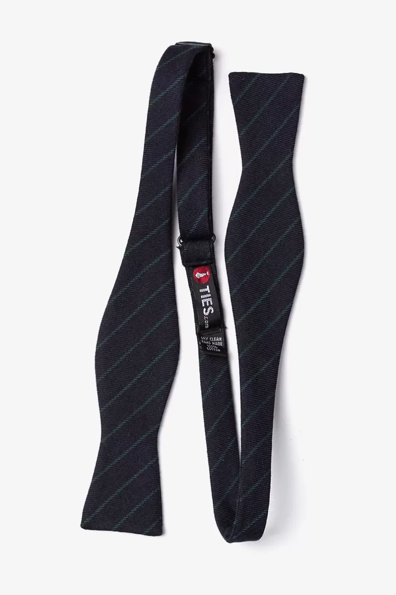 Ties Glenn Heights Skinny Bow Tie Green Flash Sale