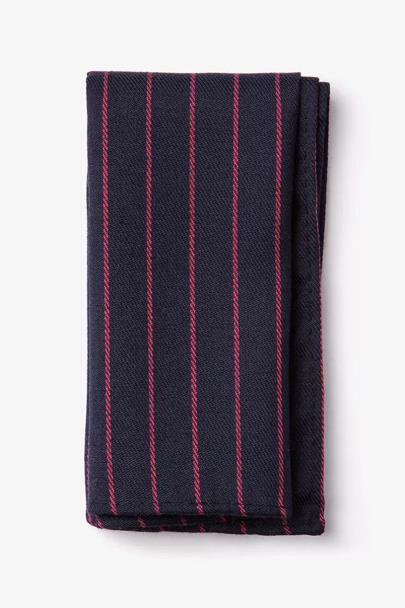Ties Glenn Heights Pocket Square Red Fashion