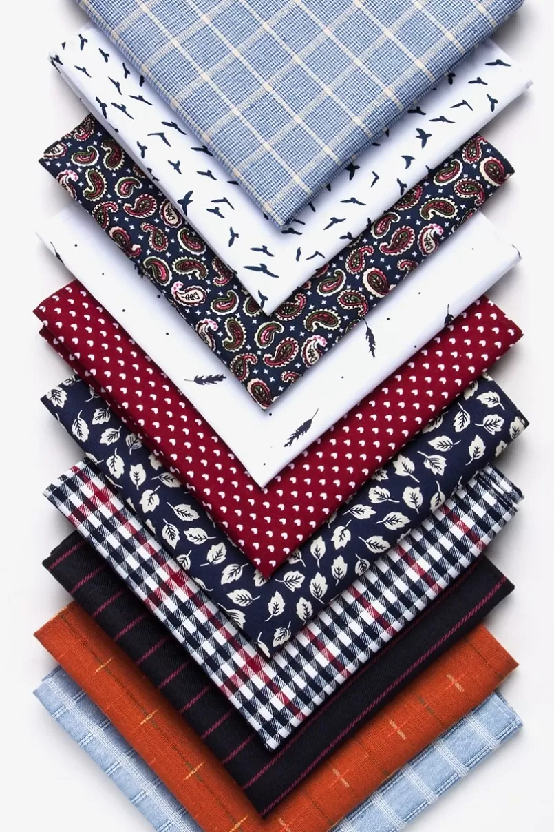 Ties Glenn Heights Pocket Square Red Fashion