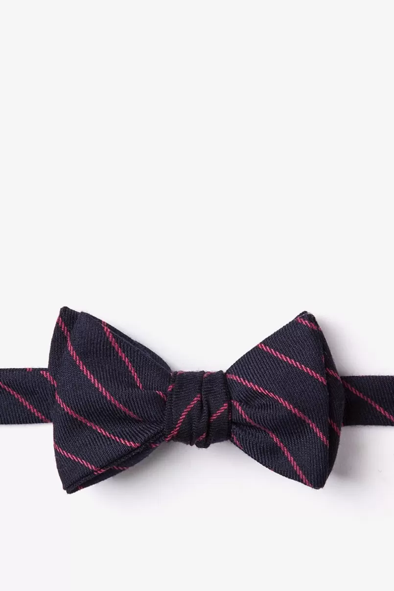 Ties Glenn Heights Red Self-Tie Bow Tie Clearance