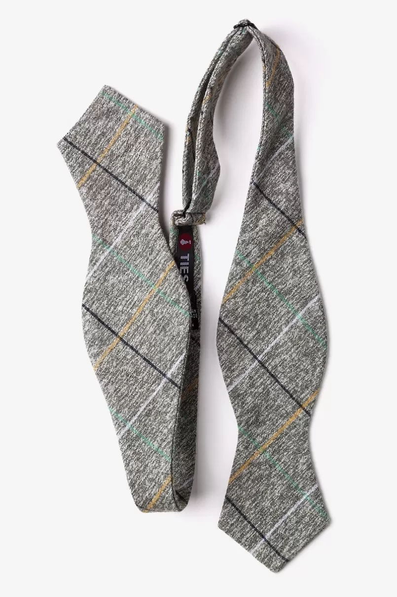 Ties Globe Diamond Tip Bow Tie Green Hot