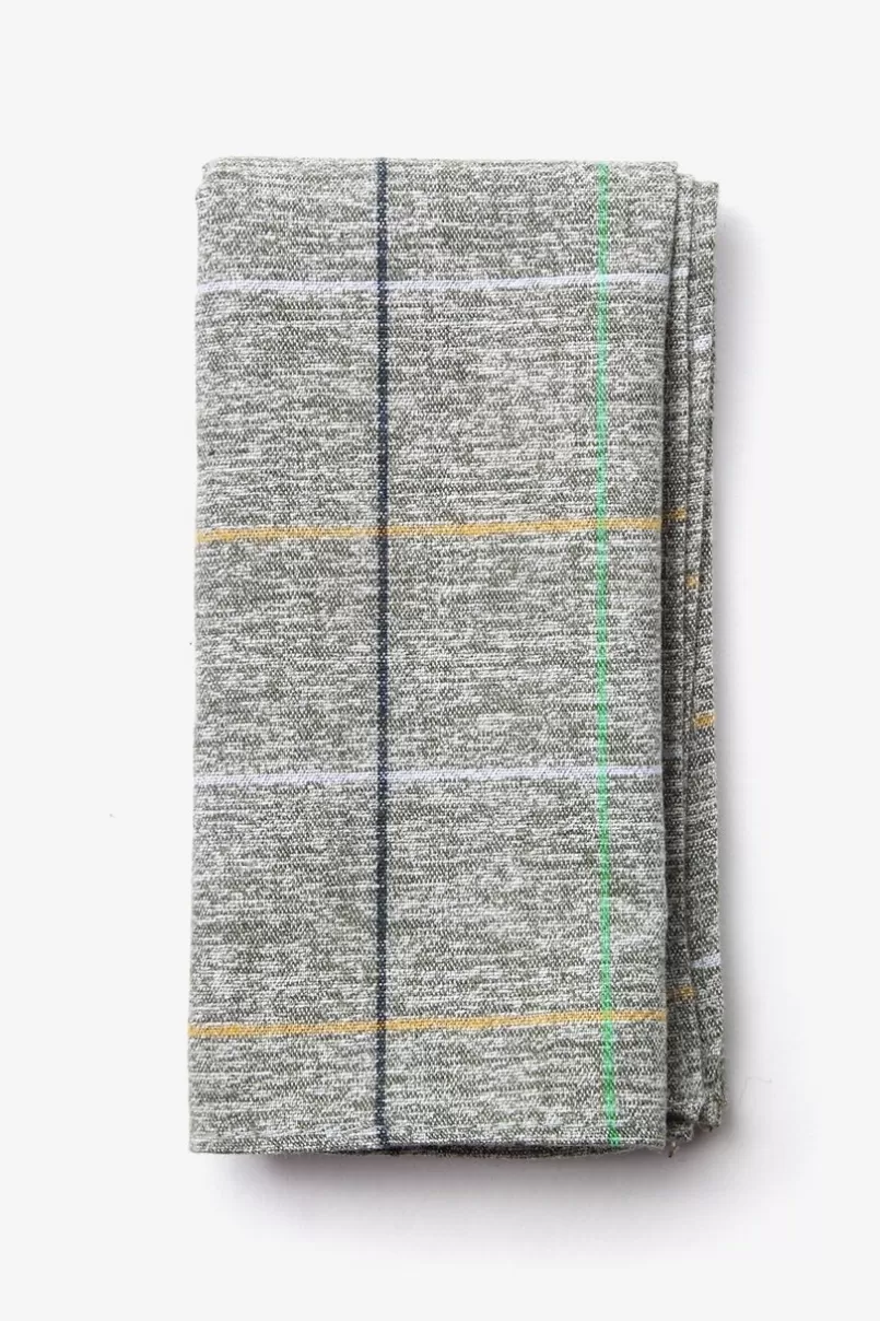 Ties Globe Pocket Square Green Shop