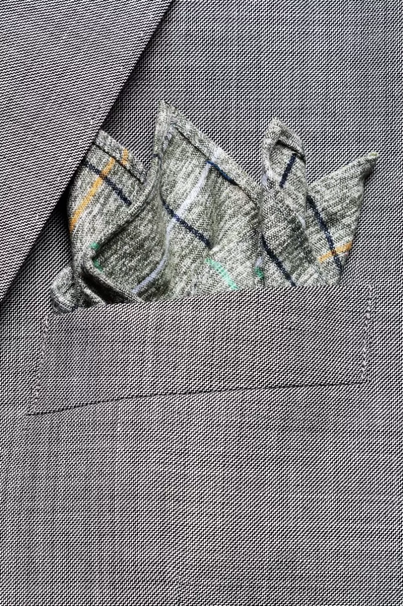 Ties Globe Pocket Square Green Shop