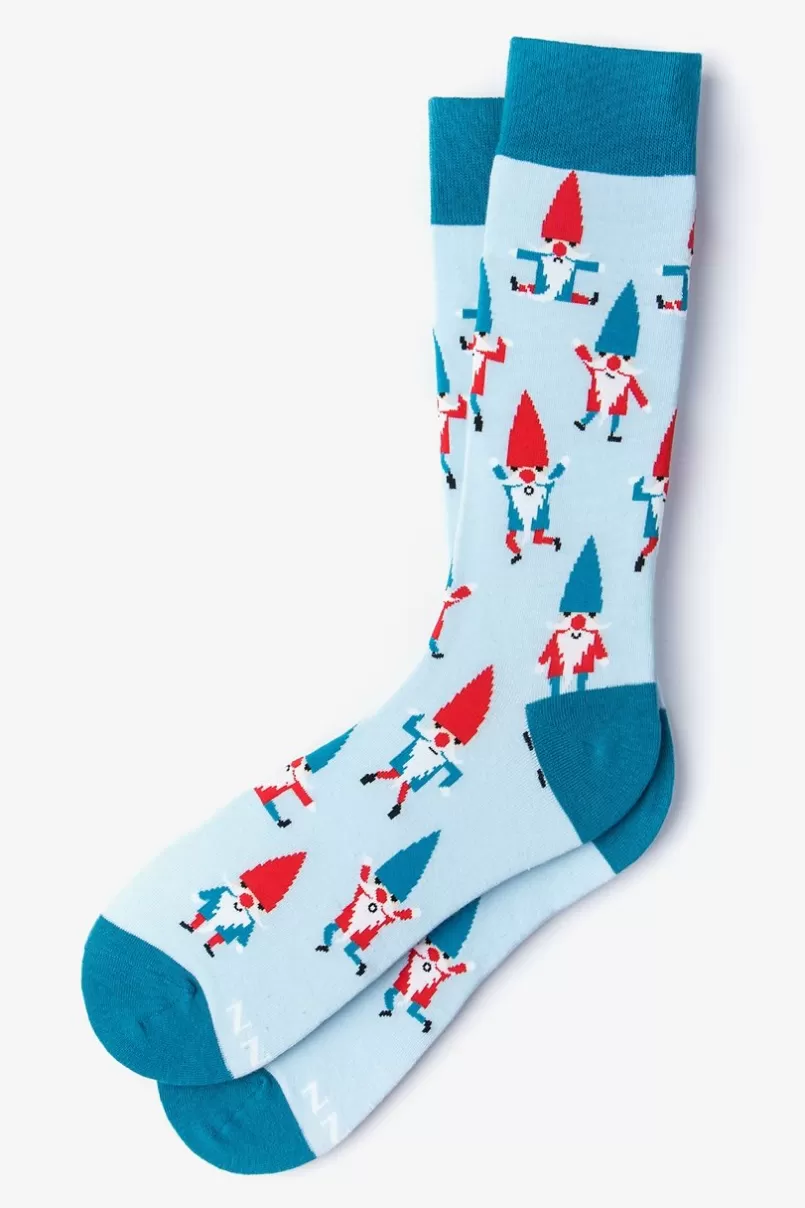 Ties Gnome Light Blue Sock LightBlue Online