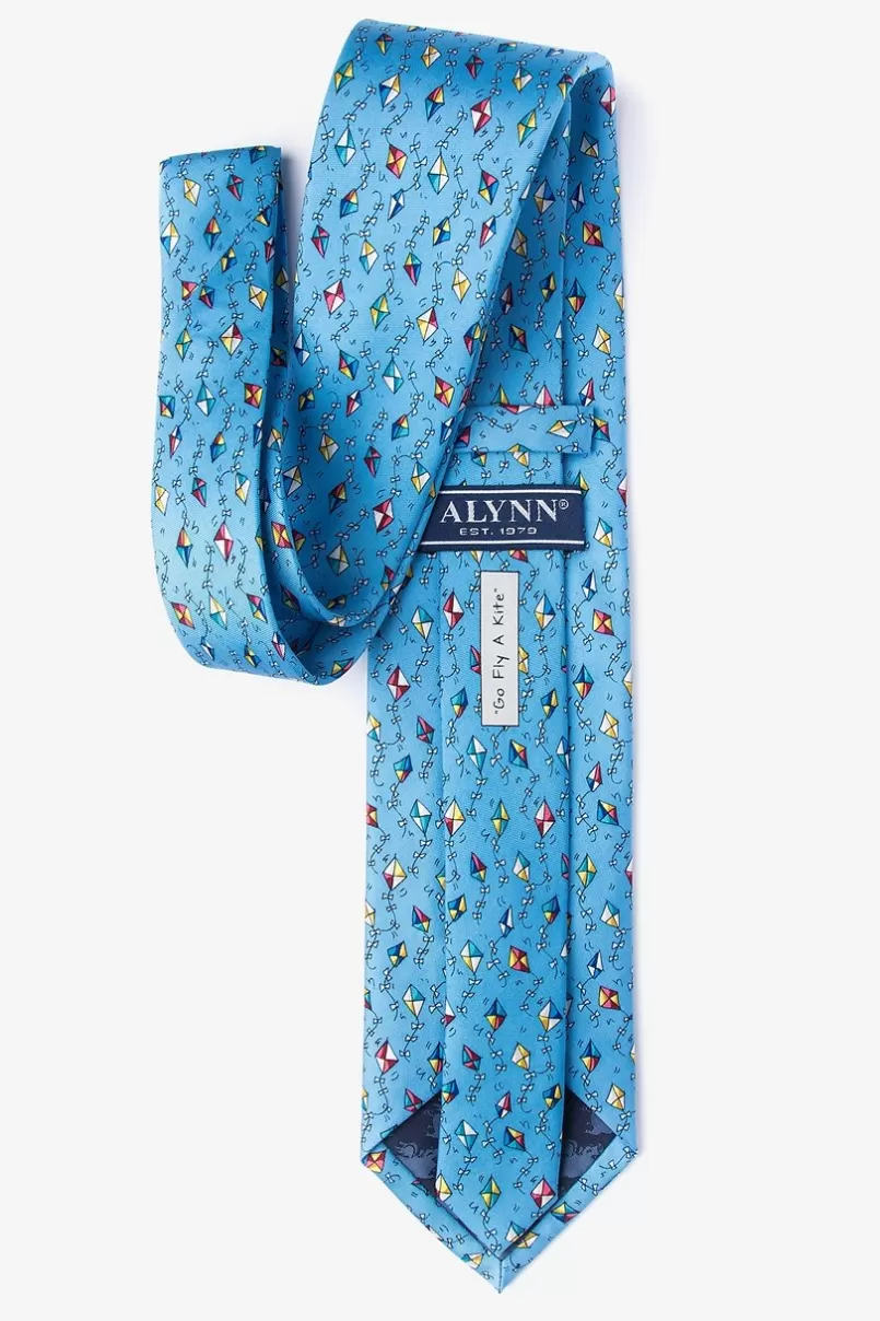 Ties Go Fly A Kite Light Blue Tie Discount