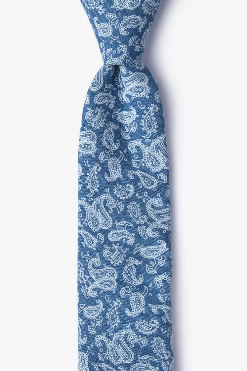 Ties Goddard Blue Skinny Tie Online