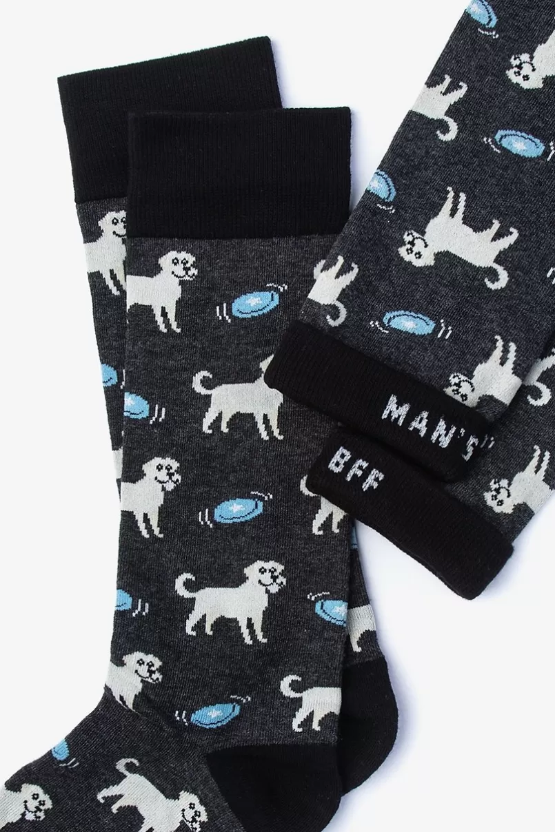 Ties Golden Retriever Sock Black Online