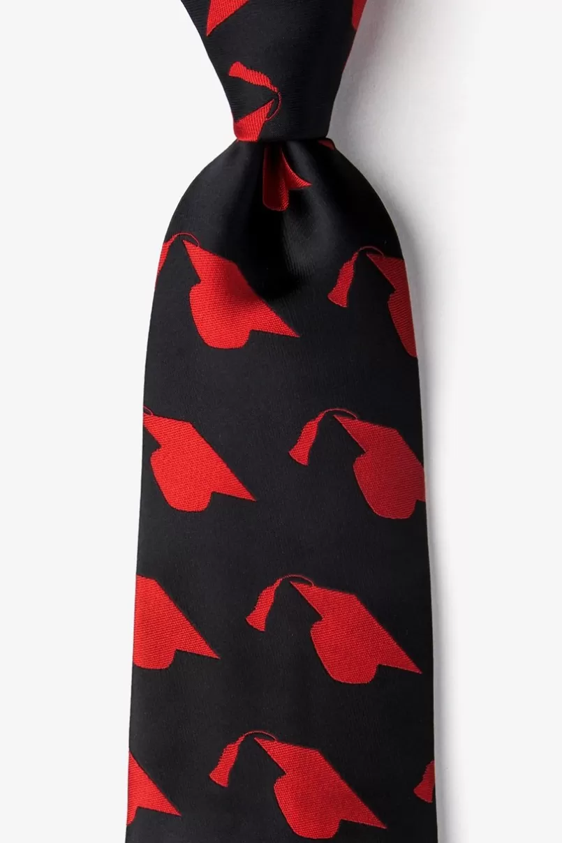 Ties Graduation Caps Black Tie New