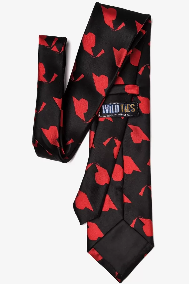 Ties Graduation Caps Black Tie New
