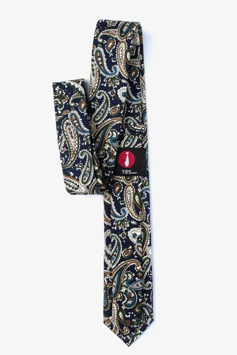 Ties Grainger Navy Blue Skinny Tie Best