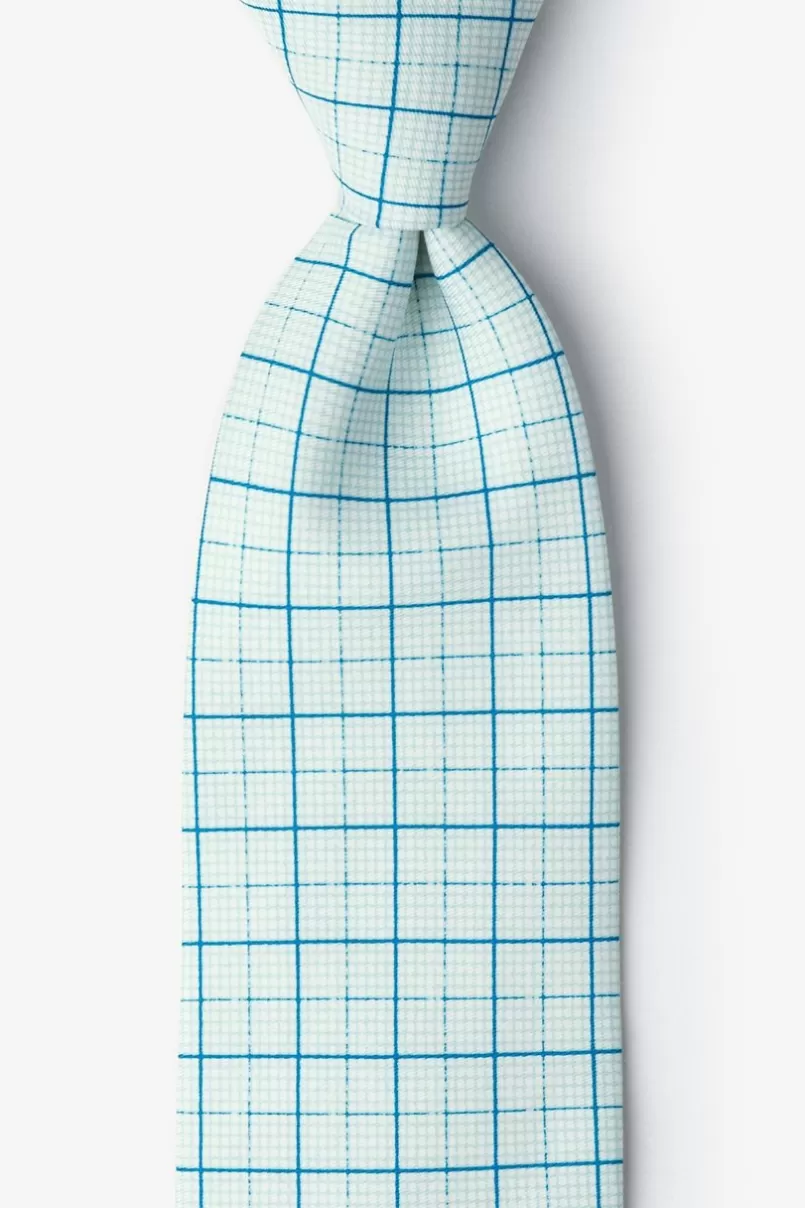 Ties Graph Paper White Tie Fashion