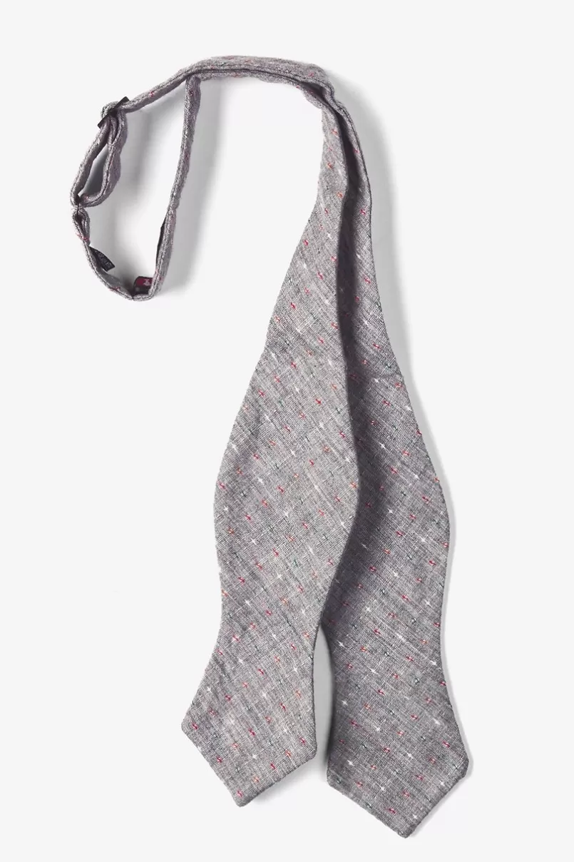 Ties Gray Pennington Dash Diamond Tip Bow Tie Cheap