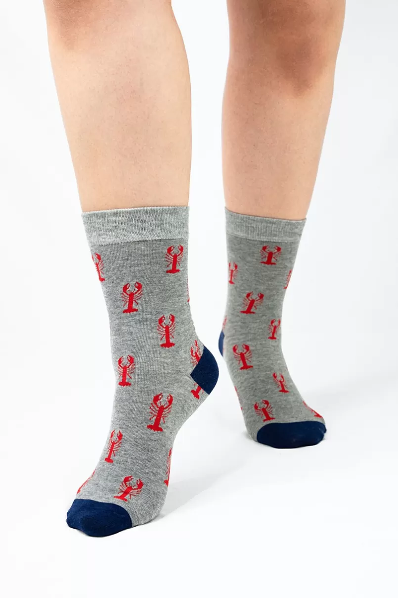 Ties Great Catch Sock Gray Shop